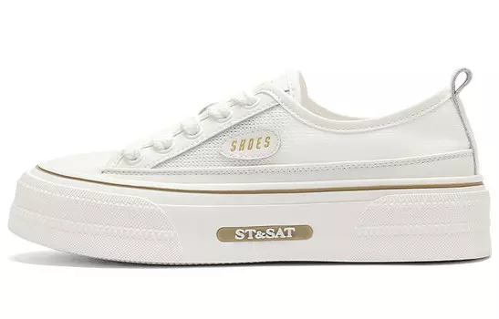 Кеды, скейтборд обувь женская низкая St&Sat, черный