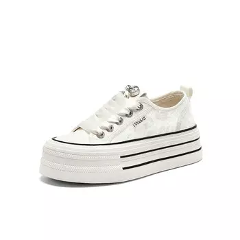 Кеды, скейтборд обувь женская низкая St&Sat, зеленый