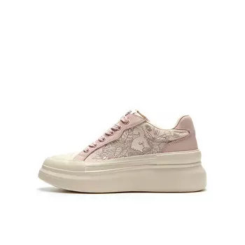 Кеды, скейтборд обувь женская низкая светло-фиолетовый Talitaqoom