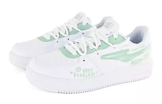 Кеды, скейтборд обувь женская низкая светло-зеленый Erke