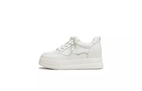 Кеды, скейтборд обувь женская низкая Teenmix, белый