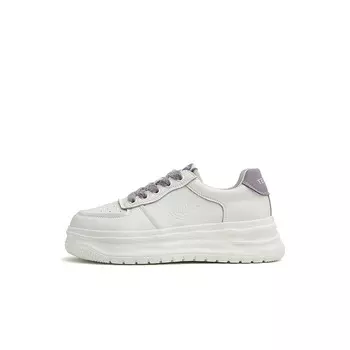 Кеды, скейтборд обувь женская низкая Teenmix, бежевый