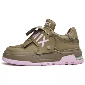 Кеды, скейтборд обувь женская низкая Teenmix, хаки