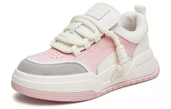 Кеды, скейтборд обувь женская низкая Teenmix, розовый