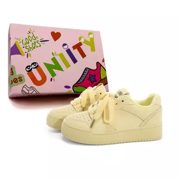 Кеды, скейтборд обувь женская низкая Uniity, цвет Dragon Fruit Red