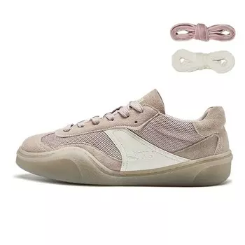 Кеды, скейтборд обувь женская низкая Vwl, белый/розовый