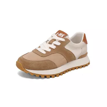 Кеды, скейтборд обувь женская низкая Yikefei, цвет Apricot