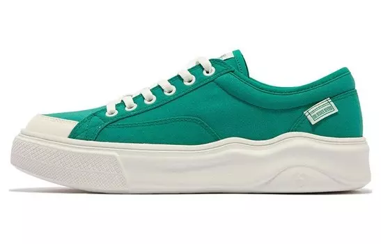 Кеды, скейтборд обувь женская низкая зеленый/белый 361°