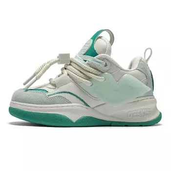 Кеды, скейтборд обувь женская низкая зеленый Deskiss