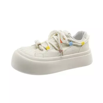 Кеды, скейтборд обувь женская низкая желто-синий Abcylm