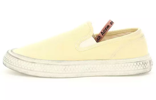 Кеды, скейтборд обувь женская низкая желтый Acne Studios