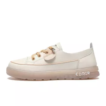 Кеды, скейтборд обувь женская низкая Zhr, бежевый