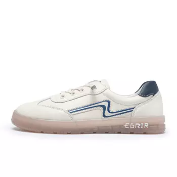 Кеды, скейтборд обувь женская низкая Zhr, бежевый/синий