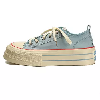 Кеды, скейтборд обувь женская низкая Zun'Er, желтый