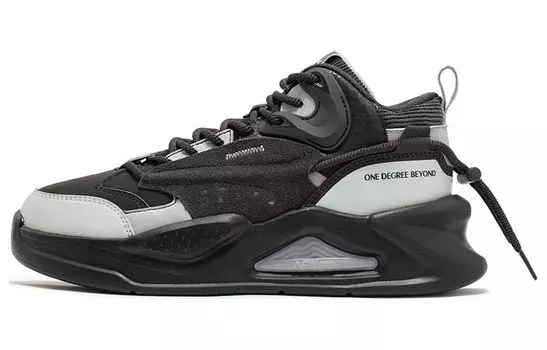 Кеды, скейтборд обувь женская средняя высота 361°, цвет Black carbon gray/photon gray