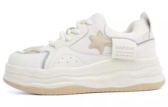 Кеды, скейтборд обувь женская средняя высота Daphne, черный