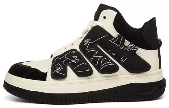 Кеды, скейтборд обувь женская средняя высота Daphne, цвет Apricot