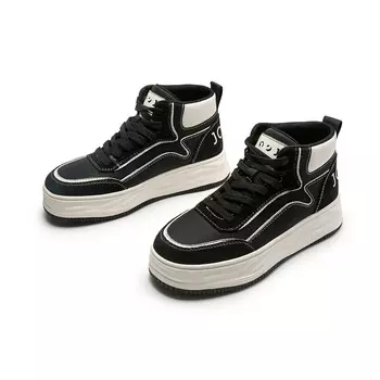 Кеды, скейтборд обувь женская средняя высота Josiny, коричневый