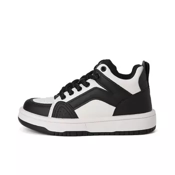 Кеды, скейтборд обувь женская средняя высота Pierce Gentry, цвет Black/Beige