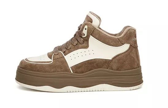 Кеды, скейтборд обувь женская высокая 15 Mins, черный