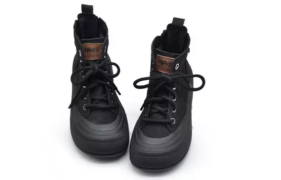 Кеды, скейтборд обувь женская высокая Artmu, черный
