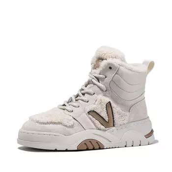 Кеды, скейтборд обувь женская высокая Bellalily, цвет Premium Gray