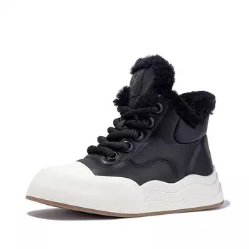 Кеды, скейтборд обувь женская высокая Bellalily, серебряный