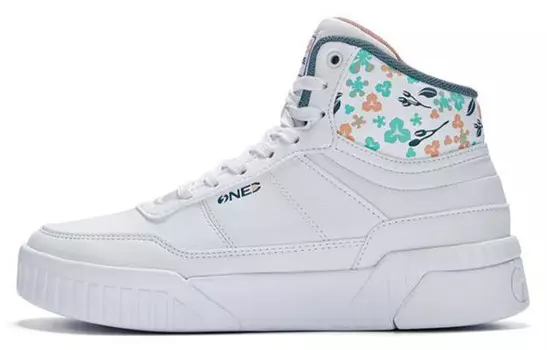 Кеды, скейтборд обувь женская высокая белый 361°