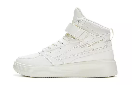 Кеды, скейтборд обувь женская высокая белый 361°