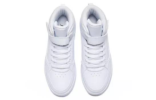 Кеды, скейтборд обувь женская высокая белый/черный 361°