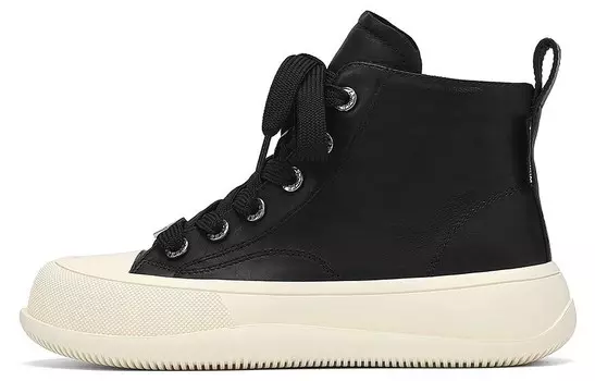 Кеды, скейтборд обувь женская высокая Bosssunwen, белый