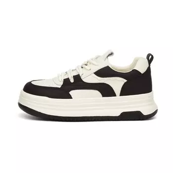 Кеды, скейтборд обувь женская высокая Daphne, бежевый