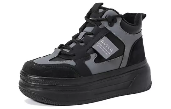 Кеды, скейтборд обувь женская высокая Daphne, цвет Apricot