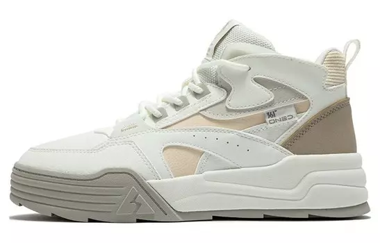 Кеды, скейтборд обувь женская высокая Dune белый 361°