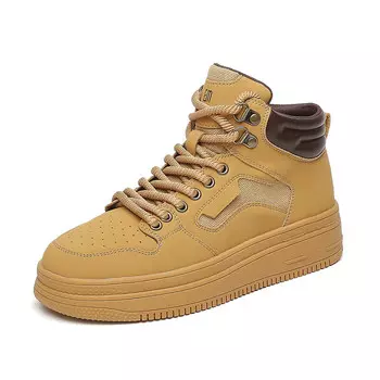 Кеды, скейтборд обувь женская высокая Exull Q, желтый