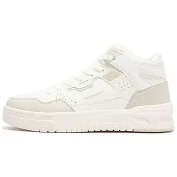 Кеды, скейтборд обувь женская высокая Feather белый/овсяный молочный 361°