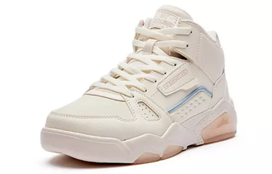 Кеды, скейтборд обувь женская высокая Feather белый 361°