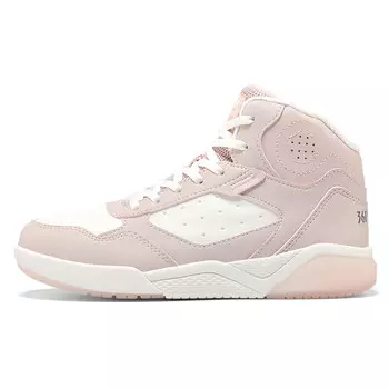 Кеды, скейтборд обувь женская высокая Fresh розовый/перо белый 361°