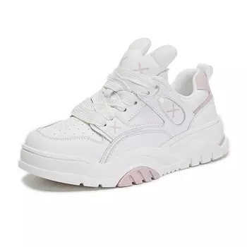 Кеды, скейтборд обувь женская высокая Help, белый/черный