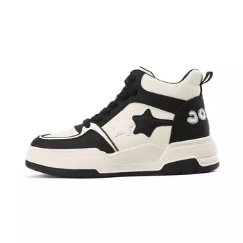 Кеды, скейтборд обувь женская высокая Josiny, черный