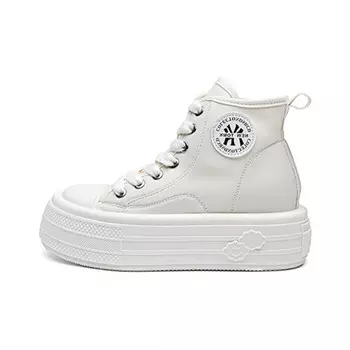 Кеды, скейтборд обувь женская высокая Mxgm, розовый