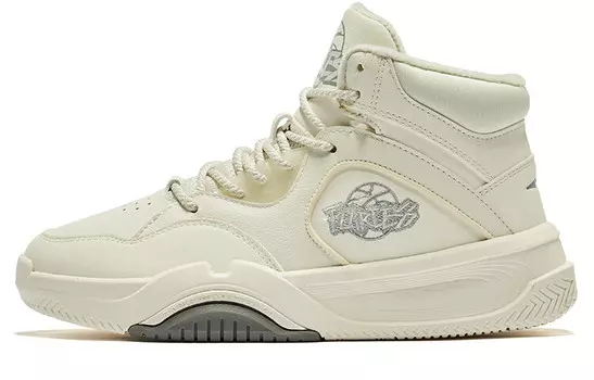 Кеды, скейтборд обувь женская высокая Oak Bud White Circulating Grey Erke