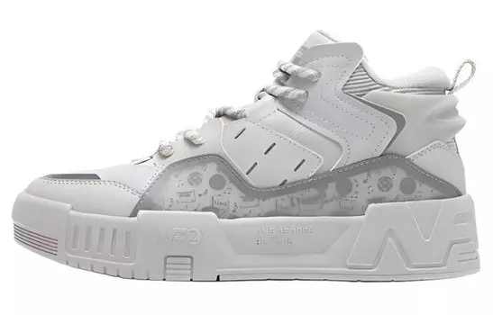 Кеды, скейтборд обувь женская высокая пемза цвет/цинк железо серый 361°