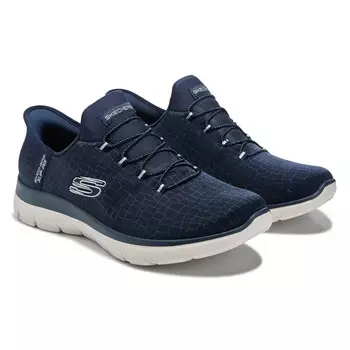 Кеды Slip-Ins Summits от Skechers, navy sparkle snake