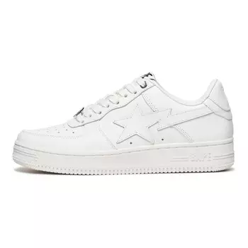 Кеды, STA Скейтборд обувь унисекс низкий верх A Bathing Ape, белый