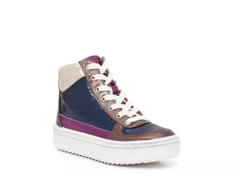 Кеды Steve Madden Quirky высокие, темно-синий/коричневый/фиолетовый