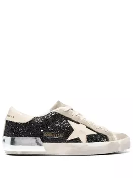 Кеды Super-Star с блестками Golden Goose, черный