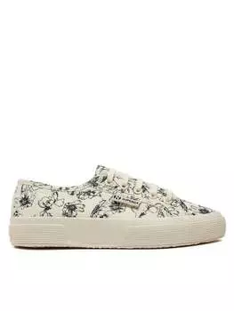 Кеды Superga Zapatillas de tenis Sketched Flowers 2750, бежевый