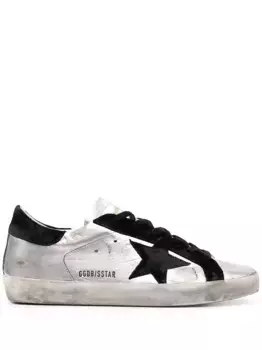 Кеды Superstar GOLDEN GOOSE, серебяный