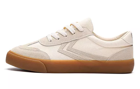 Кеды унисекс низкие бежевые Feiyue